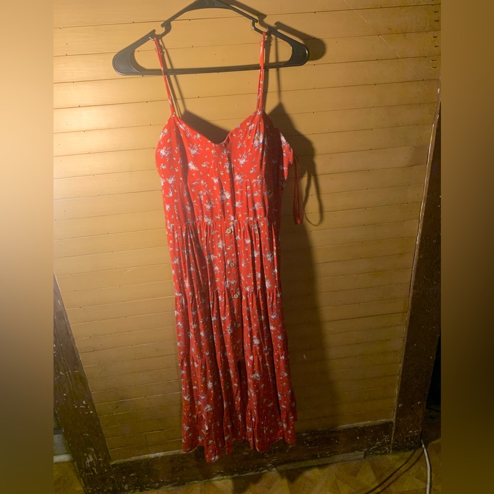 Floral band of gypsies dress